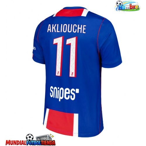 Camiseta Paris Saint-Germain Maghnes Akliouche #11 Primera Equipación Replica 2026-27 mangas cortas